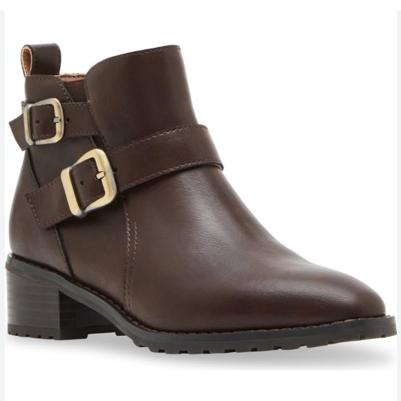 Blondo Shantel Waterproof Brown Ankle Boots Size 9.5 New - Picture 1 of 10